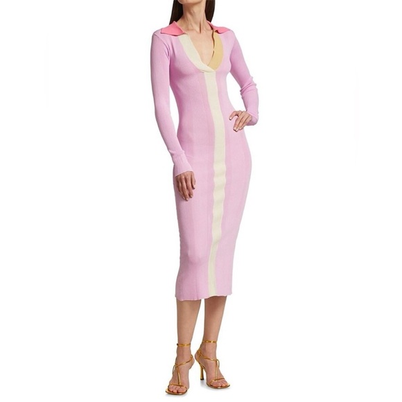 Remain Dresses & Skirts - Remain by Birger Christen size 0 lavender and pink color block midi dress